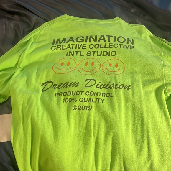 Pacsun Lime Green Graphic Tee, Worn 2x, Size XL - Picture 5 of 5